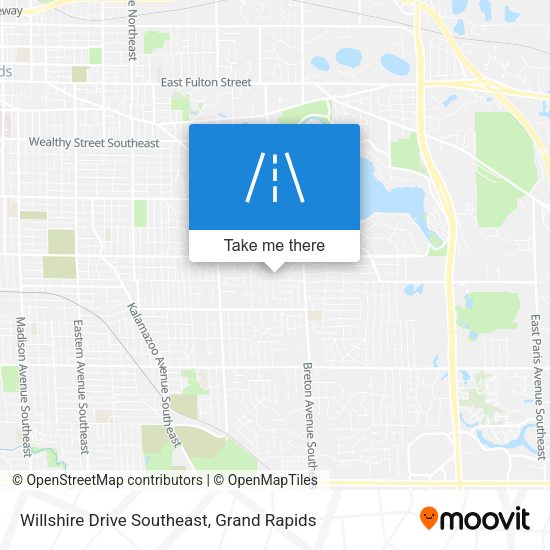 Mapa de Willshire Drive Southeast