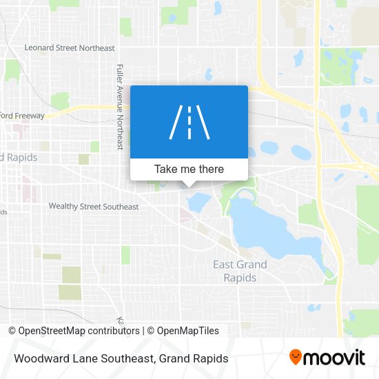 Mapa de Woodward Lane Southeast