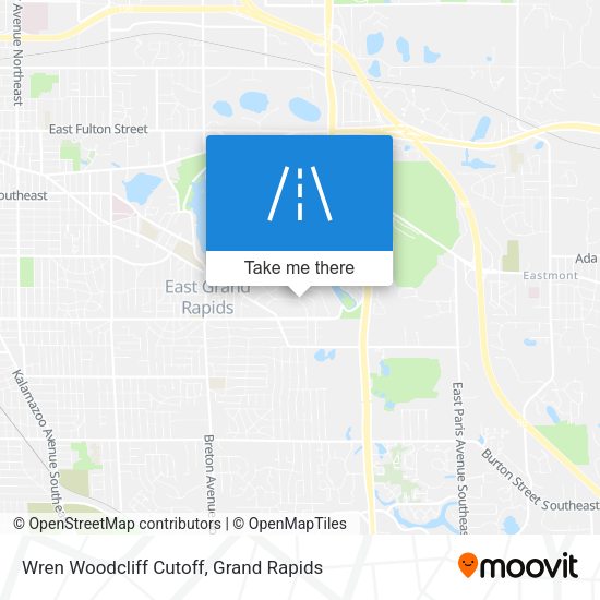 Wren Woodcliff Cutoff map