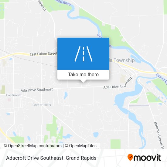 Mapa de Adacroft Drive Southeast