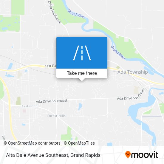 Mapa de Alta Dale Avenue Southeast