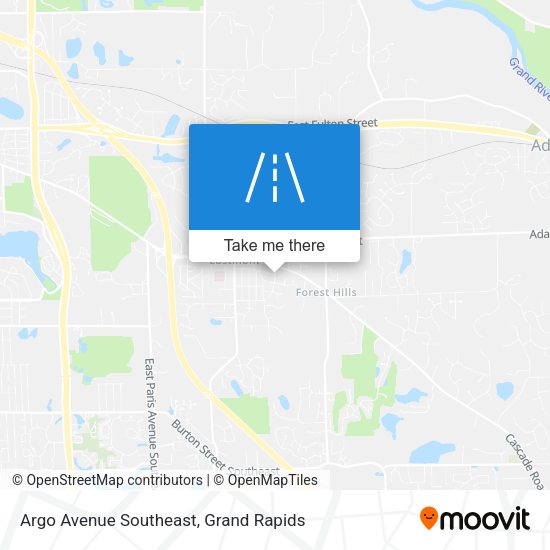 Argo Avenue Southeast map