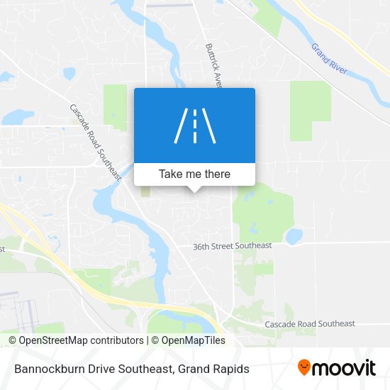 Mapa de Bannockburn Drive Southeast