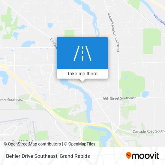 Behler Drive Southeast map
