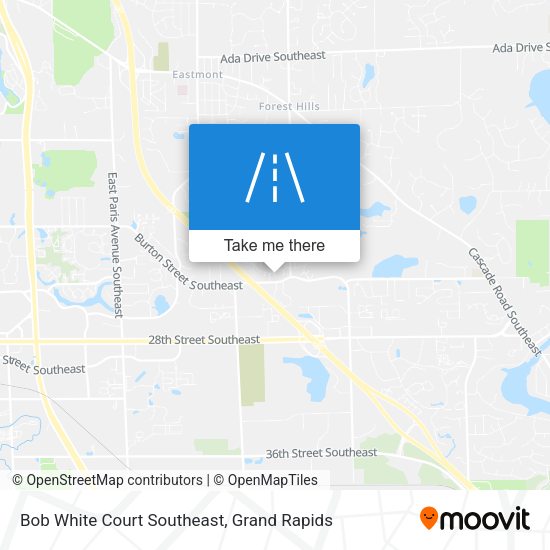 Mapa de Bob White Court Southeast