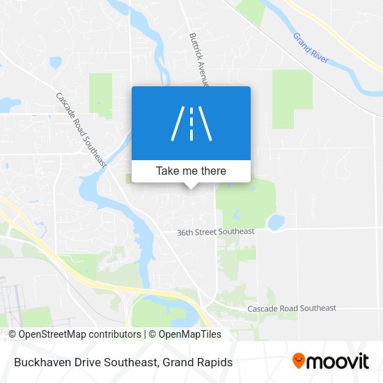 Buckhaven Drive Southeast map