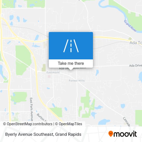 Byerly Avenue Southeast map