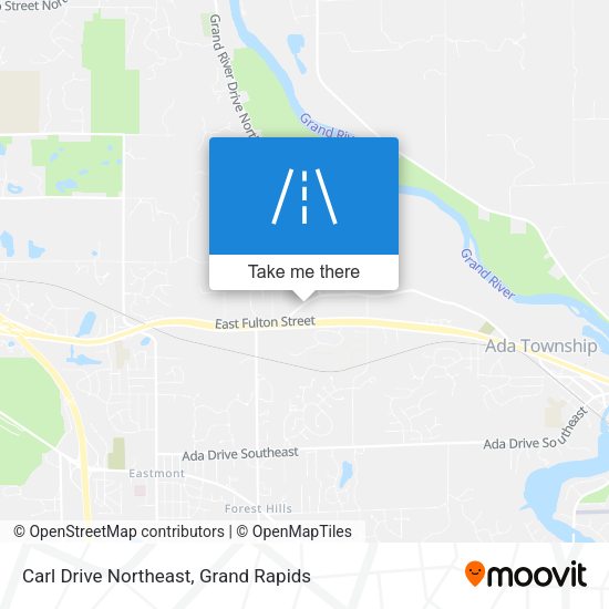 Mapa de Carl Drive Northeast
