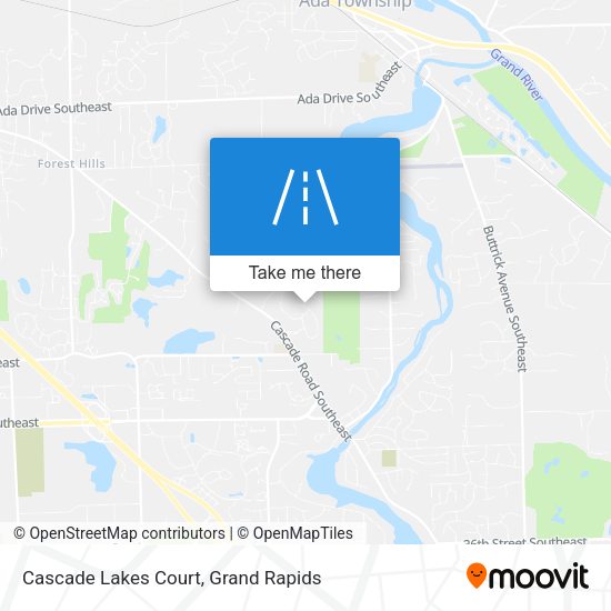Cascade Lakes Court map