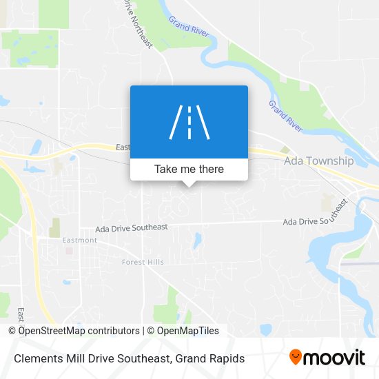 Clements Mill Drive Southeast map