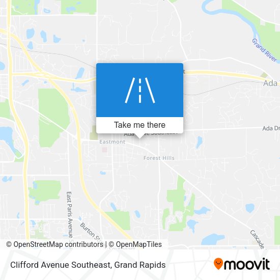 Mapa de Clifford Avenue Southeast