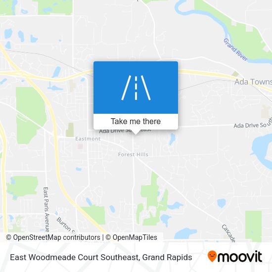 East Woodmeade Court Southeast map