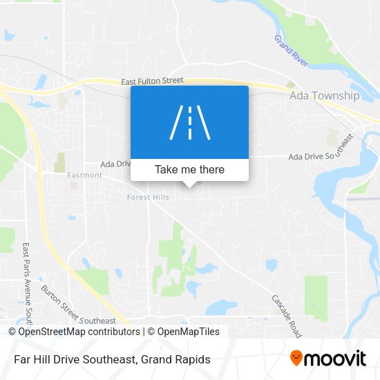 Far Hill Drive Southeast map