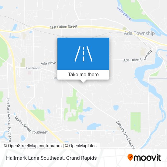 Hallmark Lane Southeast map