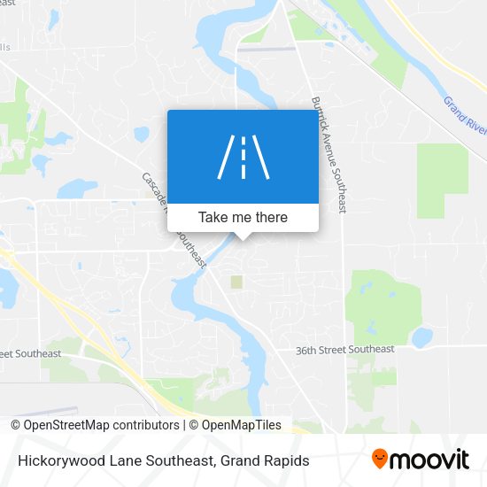 Mapa de Hickorywood Lane Southeast