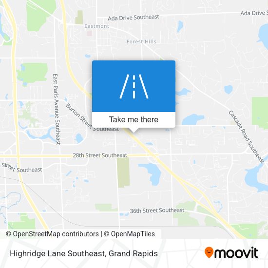 Mapa de Highridge Lane Southeast
