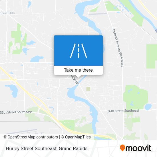 Hurley Street Southeast map