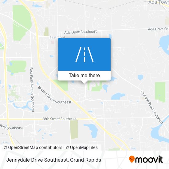 Mapa de Jennydale Drive Southeast