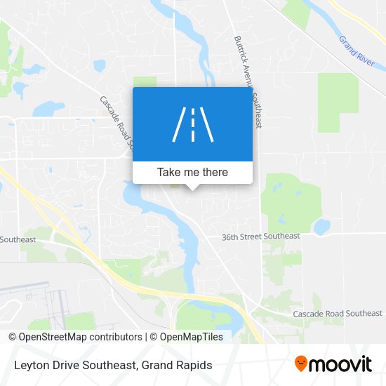 Leyton Drive Southeast map