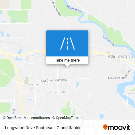 Longwood Drive Southeast map