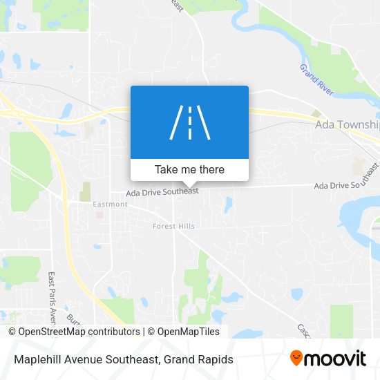 Maplehill Avenue Southeast map