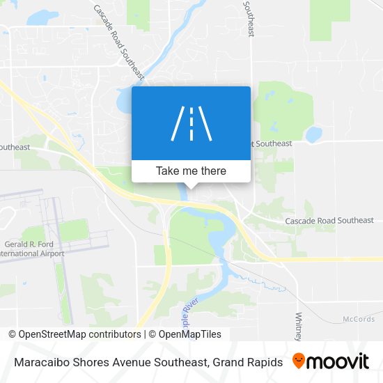 Maracaibo Shores Avenue Southeast map