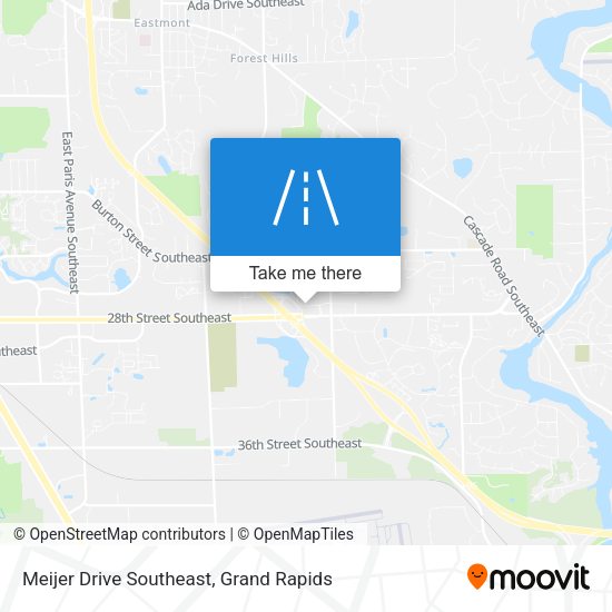 Mapa de Meijer Drive Southeast
