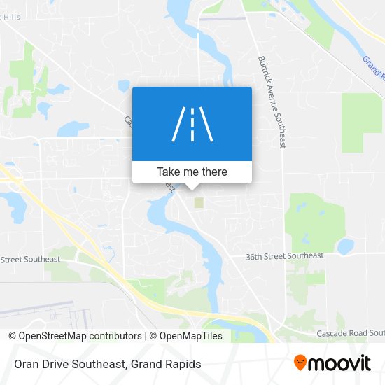 Oran Drive Southeast map