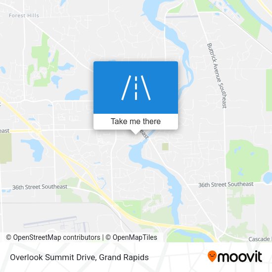 Overlook Summit Drive map