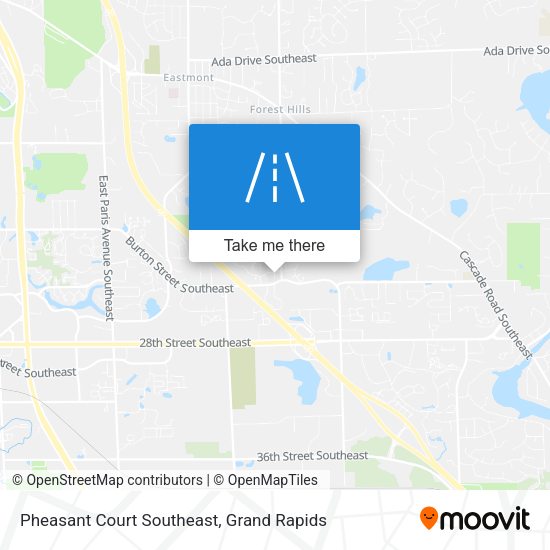 Pheasant Court Southeast map