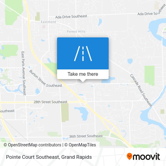 Mapa de Pointe Court Southeast