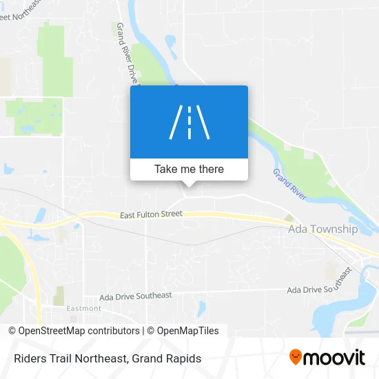 Riders Trail Northeast map