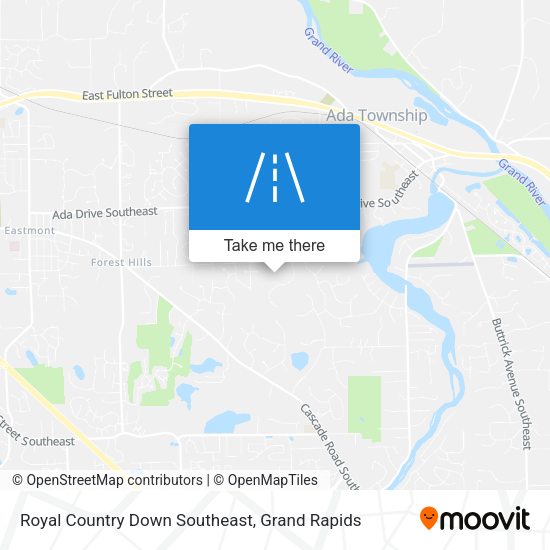Royal Country Down Southeast map