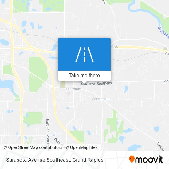Sarasota Avenue Southeast map