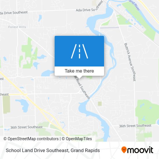 School Land Drive Southeast map