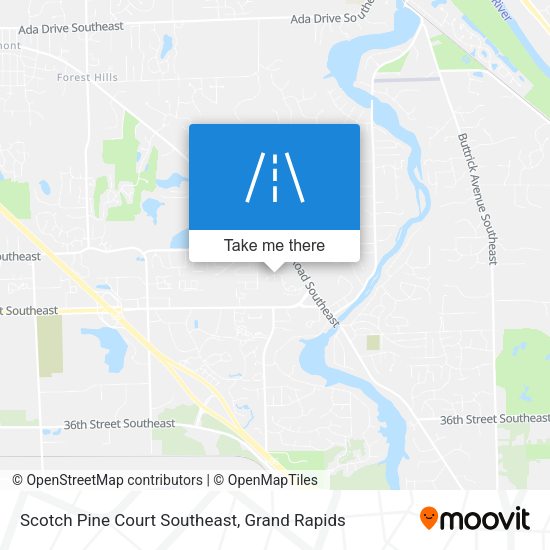 Mapa de Scotch Pine Court Southeast