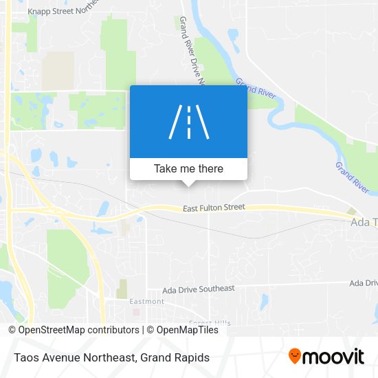Taos Avenue Northeast map