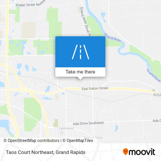 Taos Court Northeast map