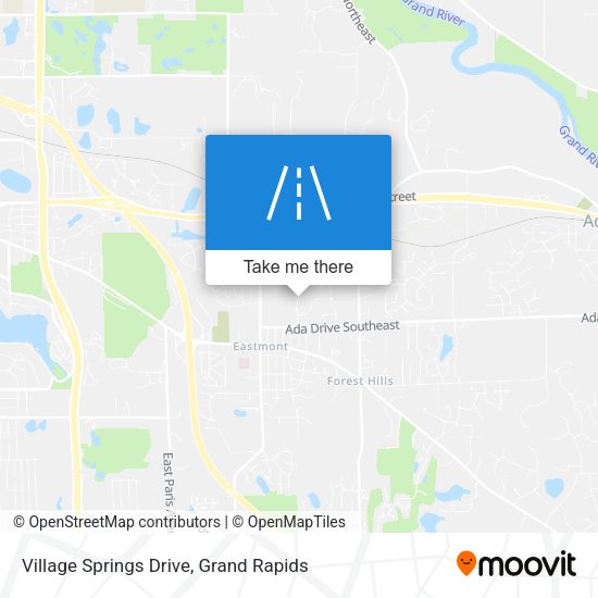 Mapa de Village Springs Drive