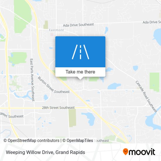 Weeping Willow Drive map