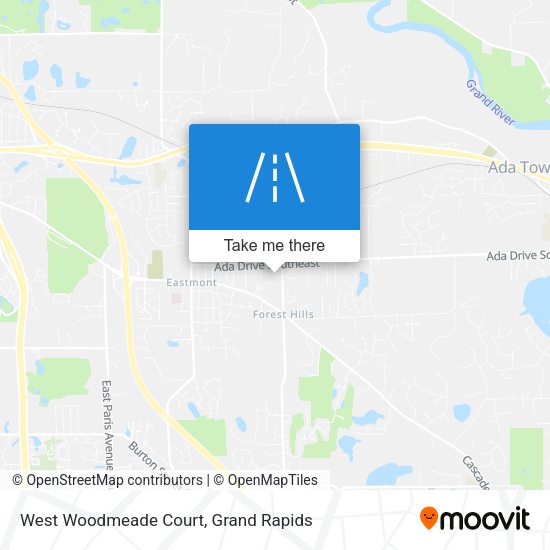 West Woodmeade Court map