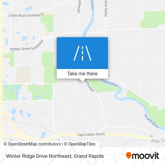 Winter Ridge Drive Northeast map