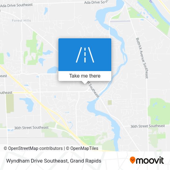 Wyndham Drive Southeast map