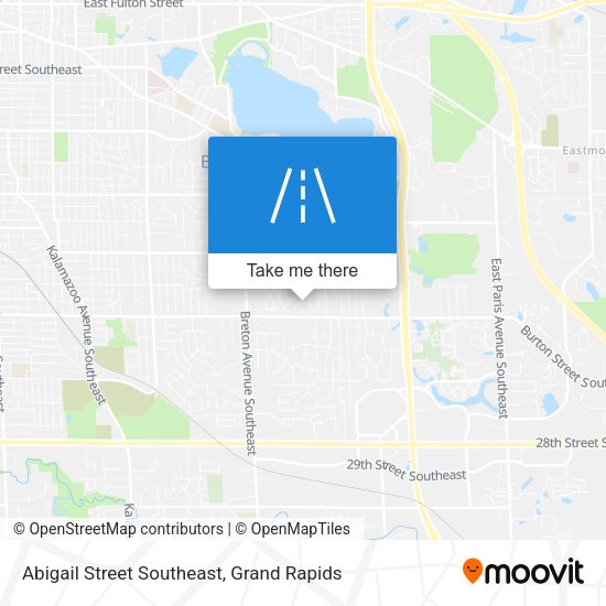 Mapa de Abigail Street Southeast