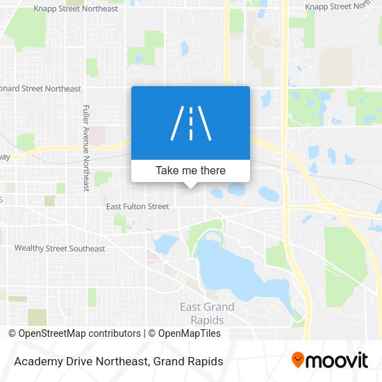 Mapa de Academy Drive Northeast