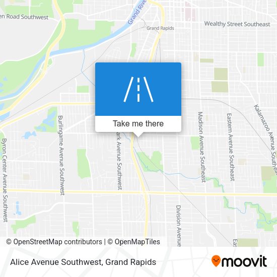 Alice Avenue Southwest map