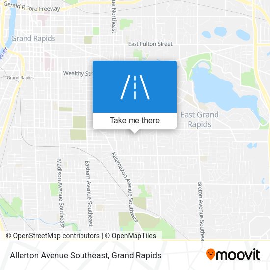 Allerton Avenue Southeast map
