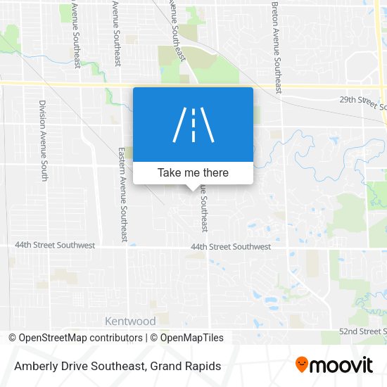 Amberly Drive Southeast map
