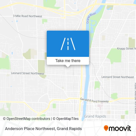 Anderson Place Northwest map