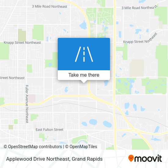 Applewood Drive Northeast map